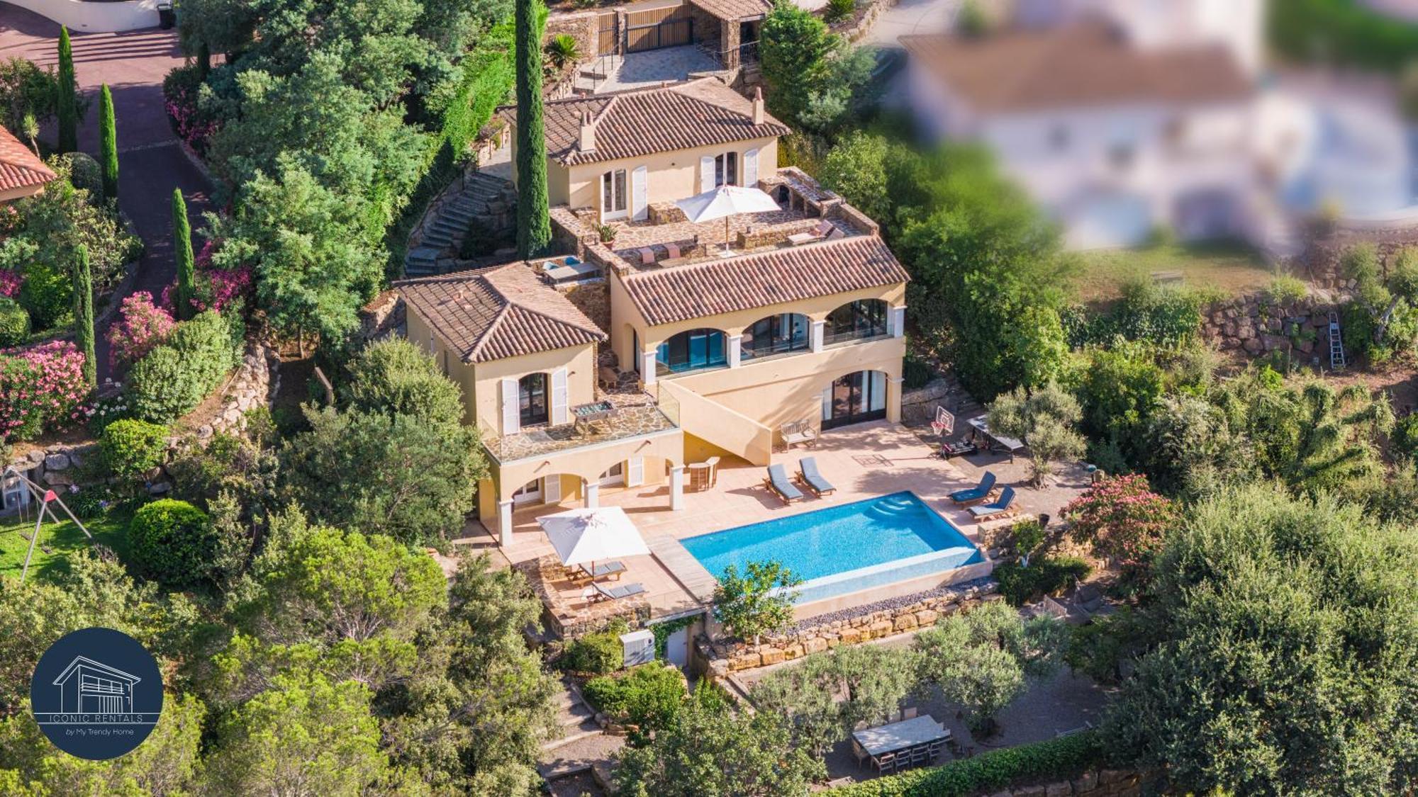 Saint-Raphaël Villa Familiale Avec Vue Imprenable מראה חיצוני תמונה