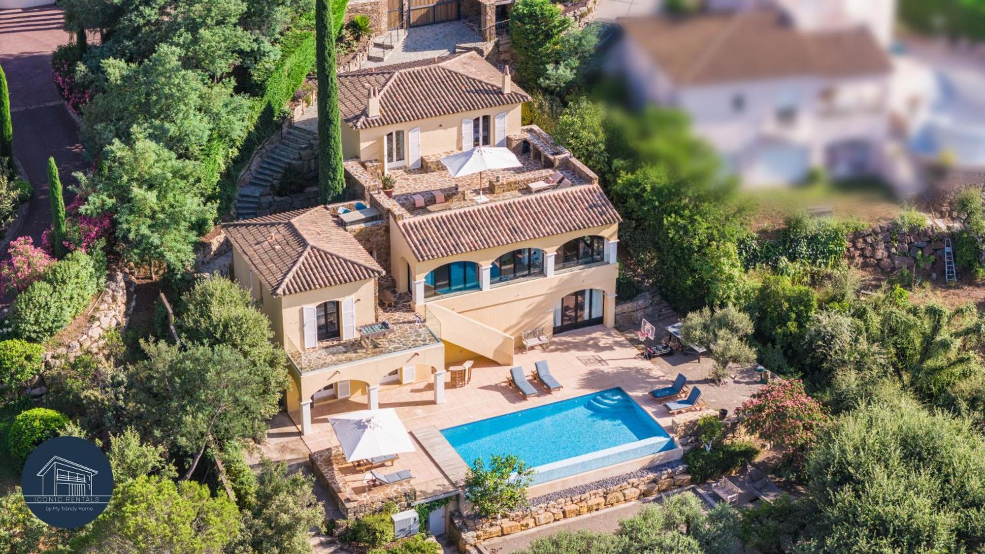Saint-Raphaël Villa Familiale Avec Vue Imprenable מראה חיצוני תמונה
