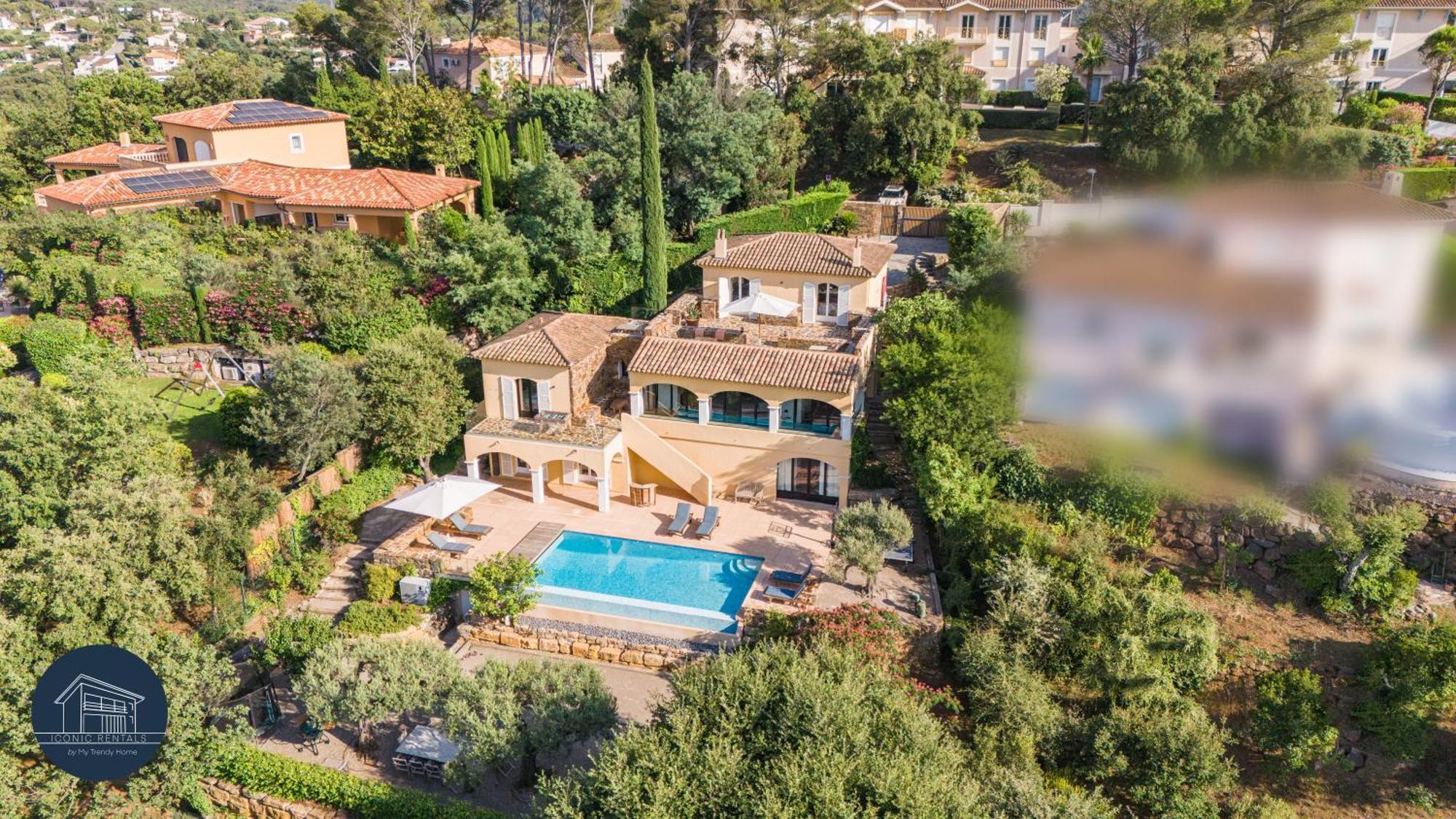 Saint-Raphaël Villa Familiale Avec Vue Imprenable מראה חיצוני תמונה