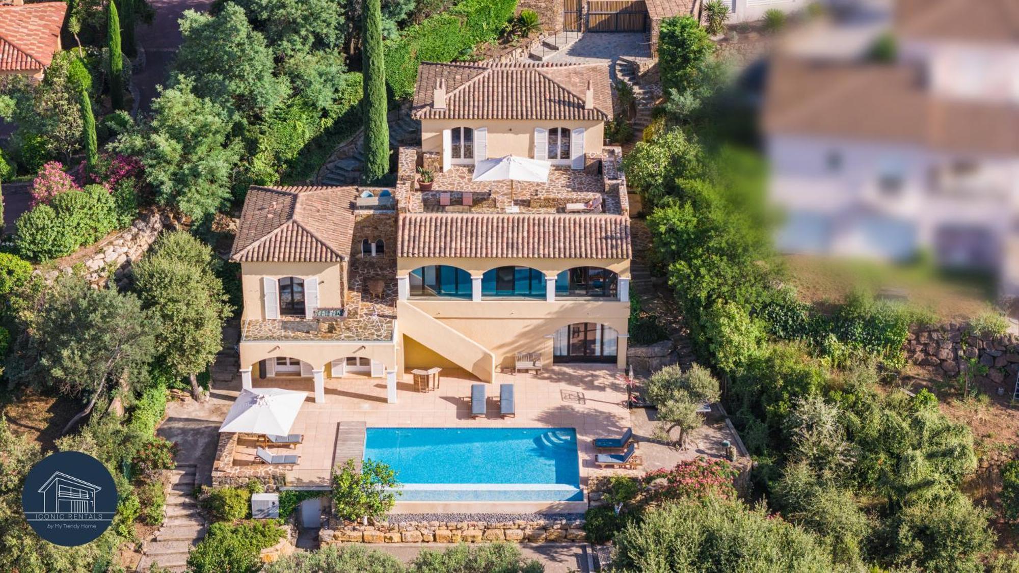 Saint-Raphaël Villa Familiale Avec Vue Imprenable מראה חיצוני תמונה