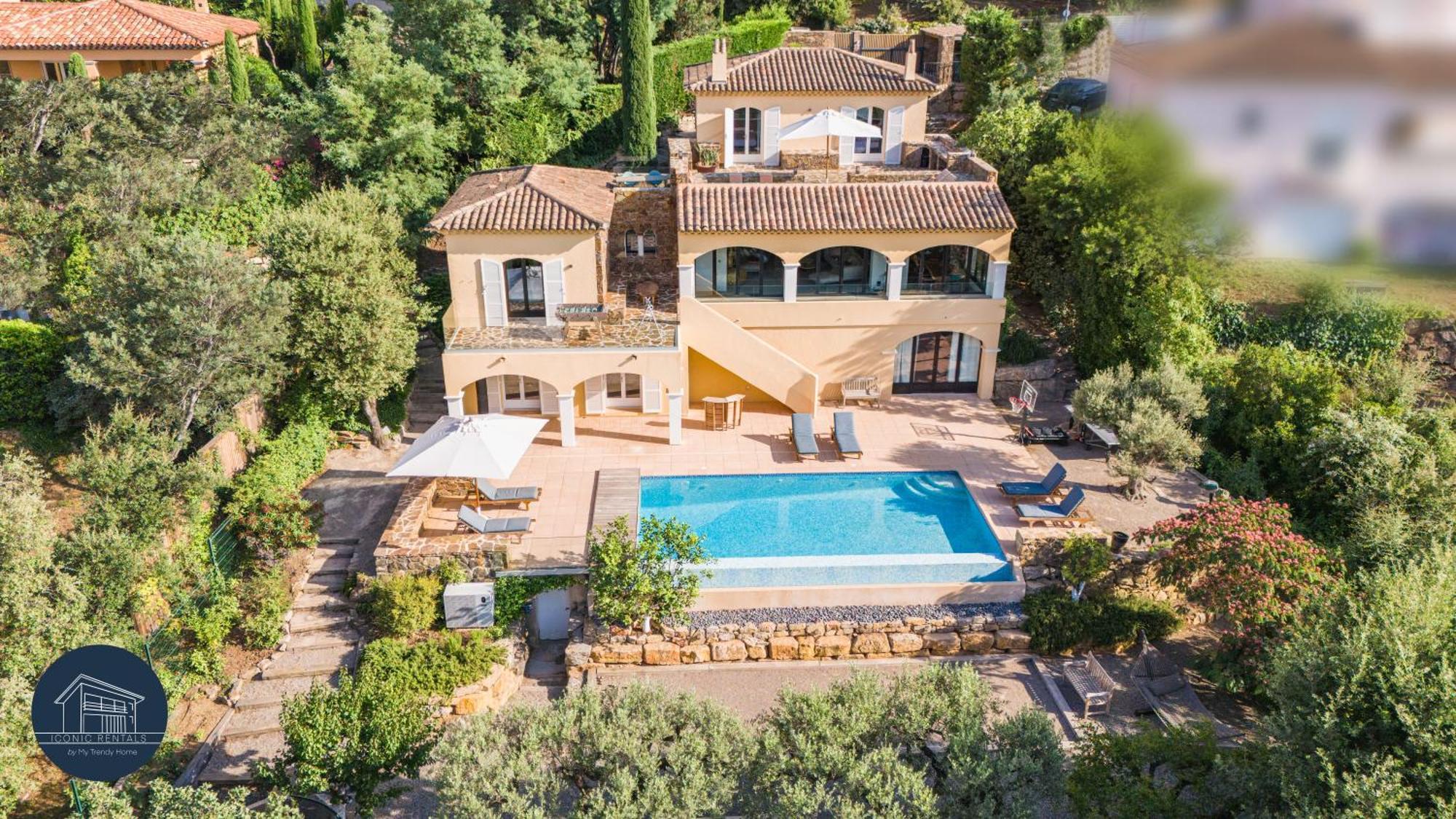 Saint-Raphaël Villa Familiale Avec Vue Imprenable מראה חיצוני תמונה